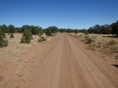 GDMBR: Northbound on CR-42.